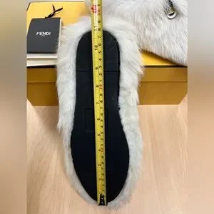 Fendi Shoes Fendi Slipons Room Shoes Slipper Motif Fur Mens